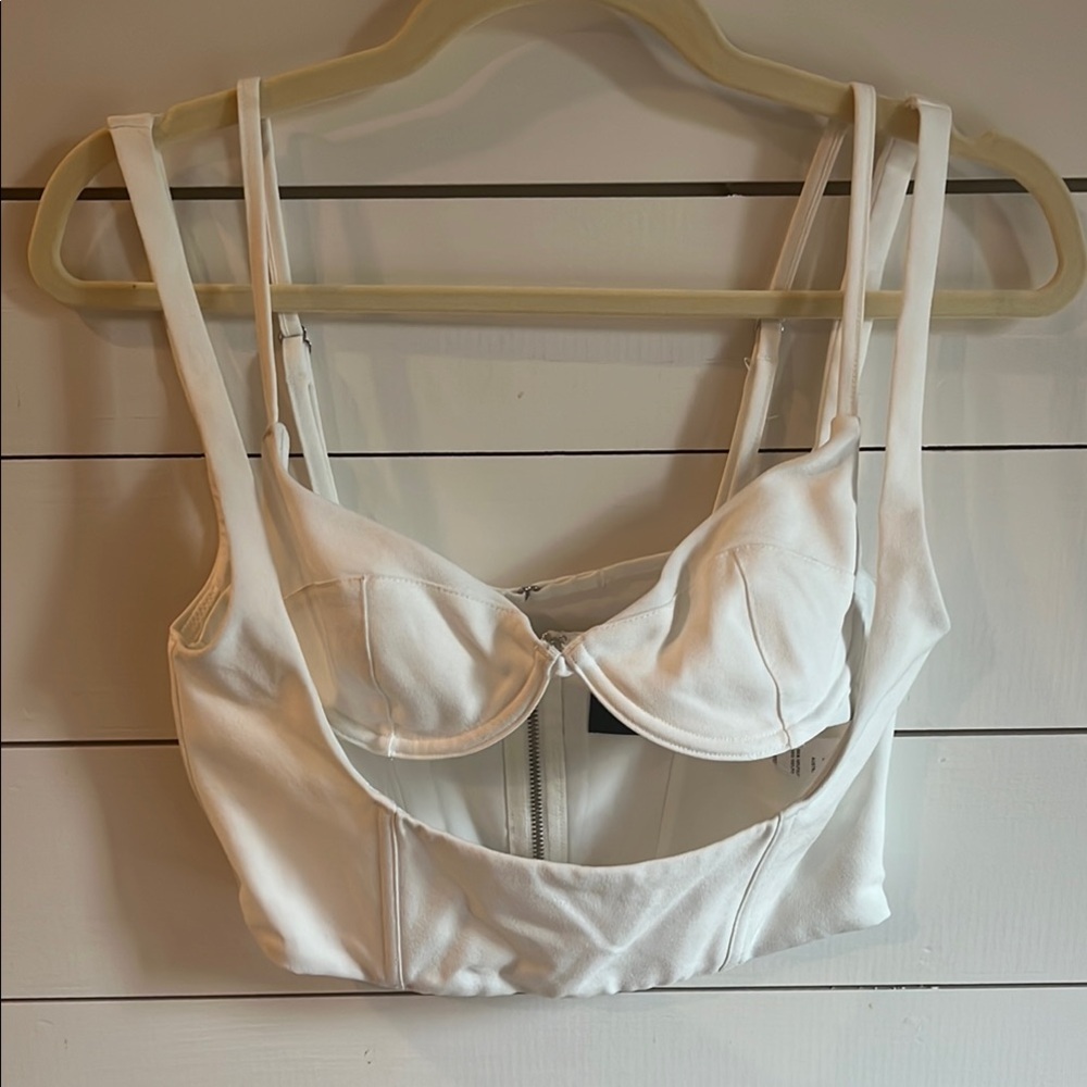 White Fox Boutique White Crop Top